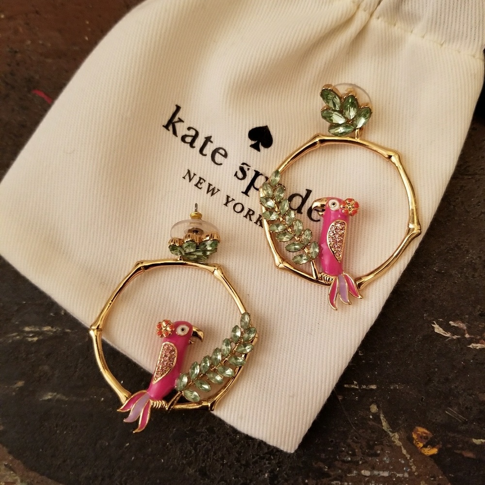Kate Spade Parrot Earrings